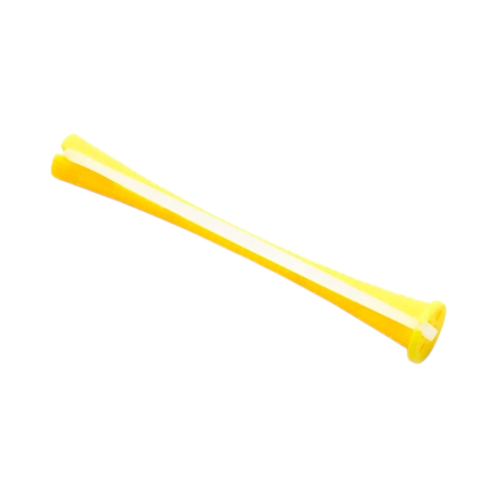 Lobo Carretes para Cabello con Tapa Aplicación Técnica de Color Amarillo