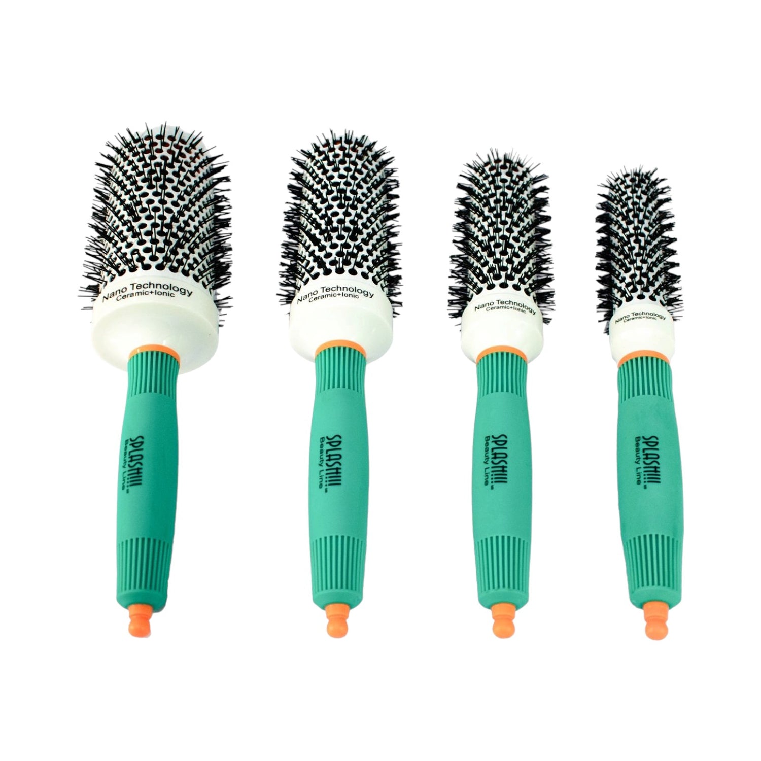 Lobo Juego de Cepillos Redondos para Cabello Desenredo y Estilizado Profesional Presentación Única