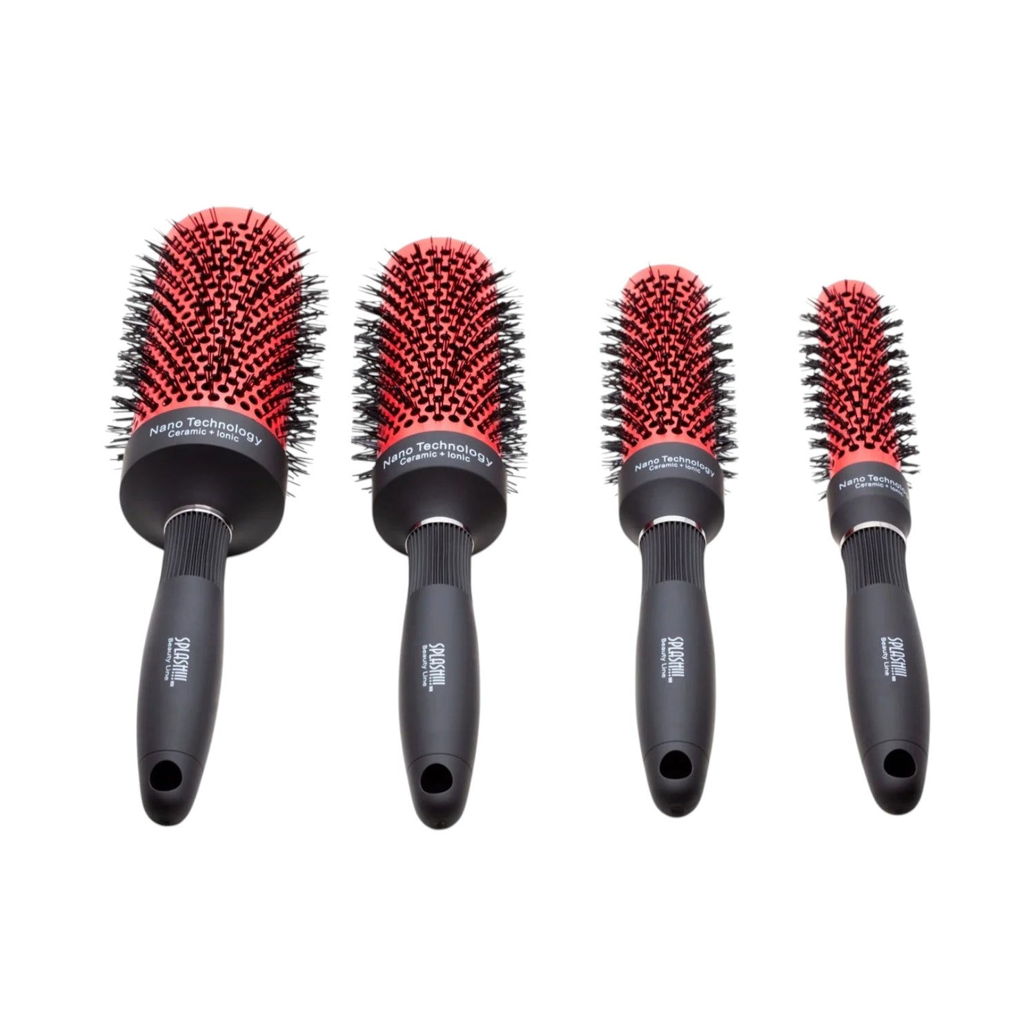 Lobo Juego de Cepillos Redondos para Cabello Desenredo y Estilizado Profesional Presentación Única