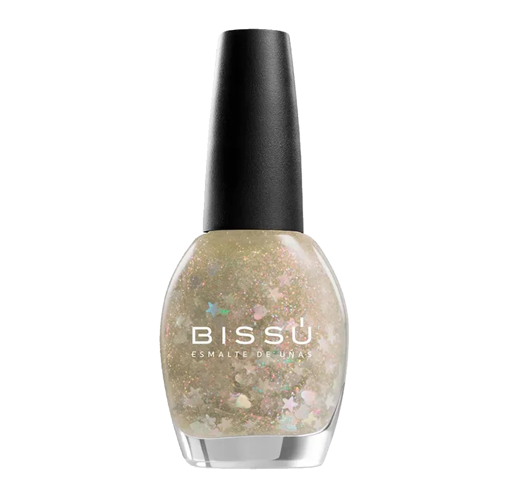 Esmalte con Glitter para uñas