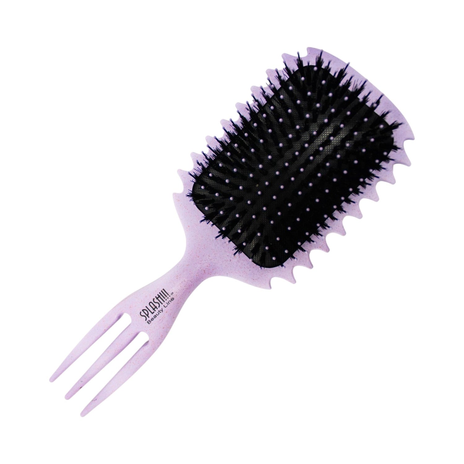 Lobo Cepillo para Cabello, para Curly Neumatico, Cuadrado Desenredo y Estilizado Profesional Presentación Única