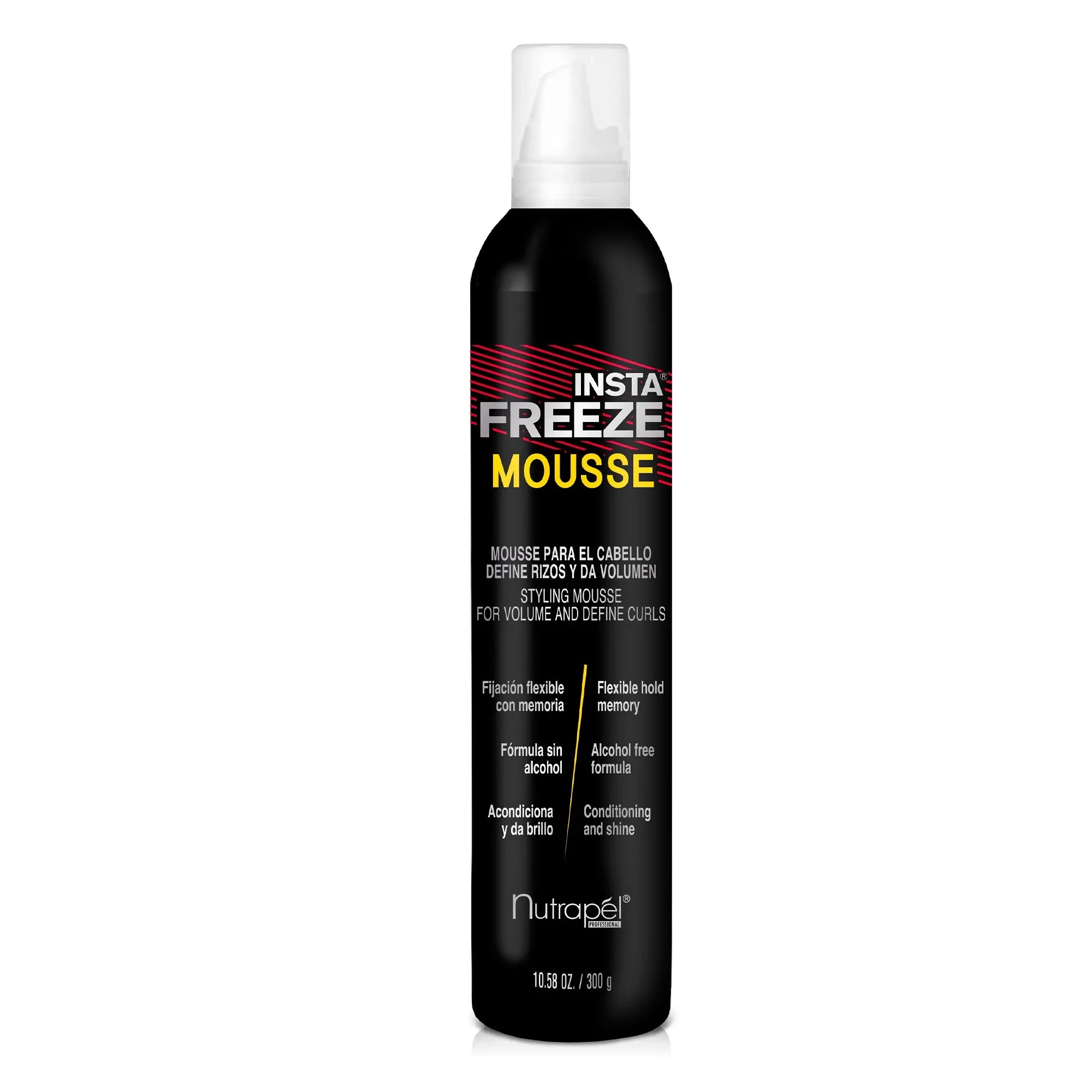 Nutrapel Mousse Insta Freeze Fijación Extra Firme y Control Total 300 ml