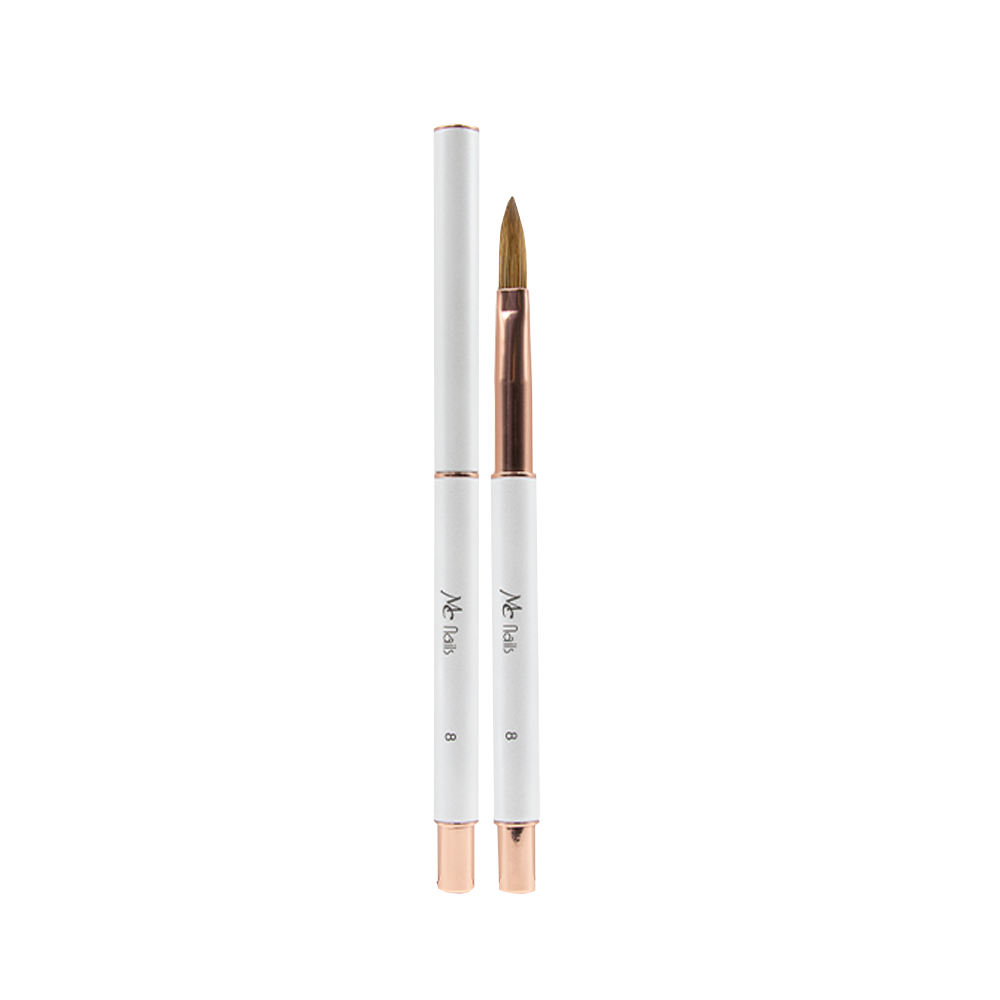 Pincel Kolinsky WHITE PRO para acrílico