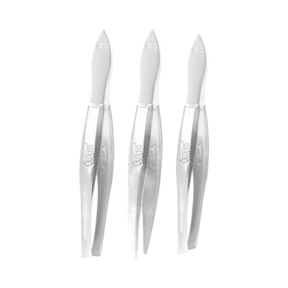 Set Pinza Tenaza Punta Sesgada, Ancha y Fina 12 piezas