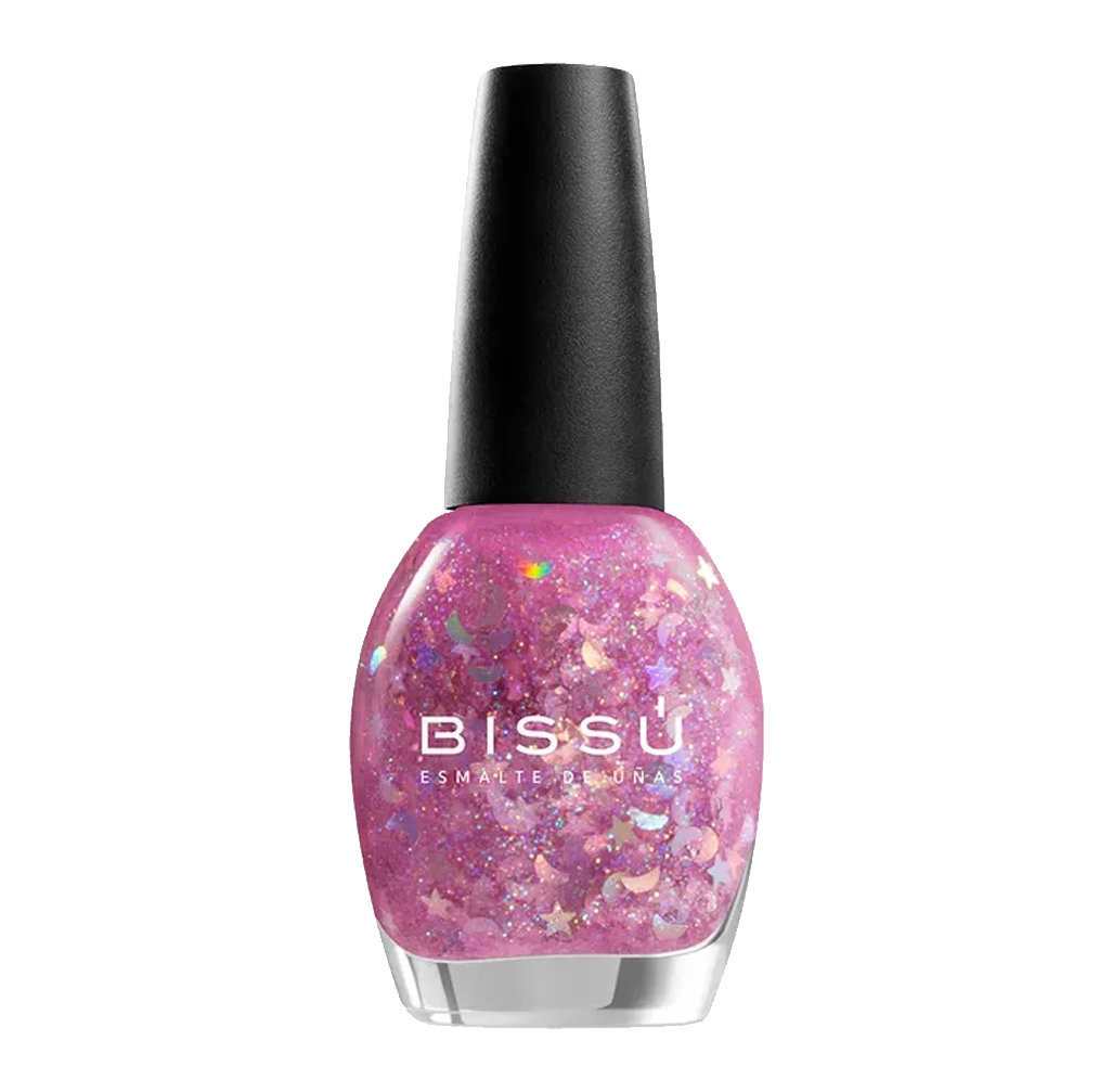 Esmalte con Glitter para uñas