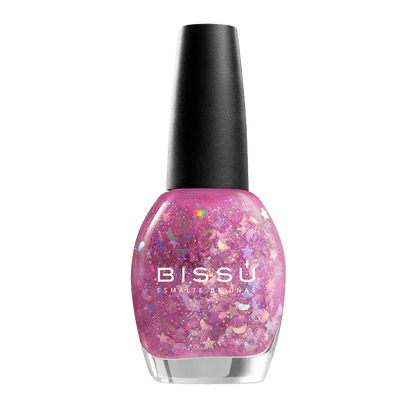 Esmalte con Glitter para uñas