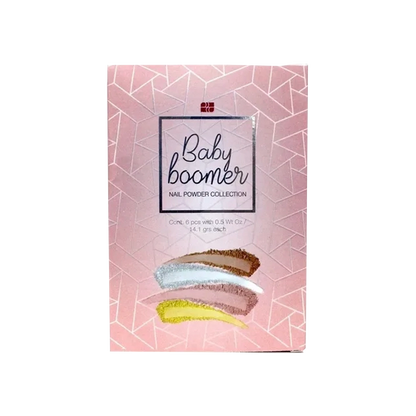 Colección Polvo Acrílico Baby Boomer - 6 Pzas