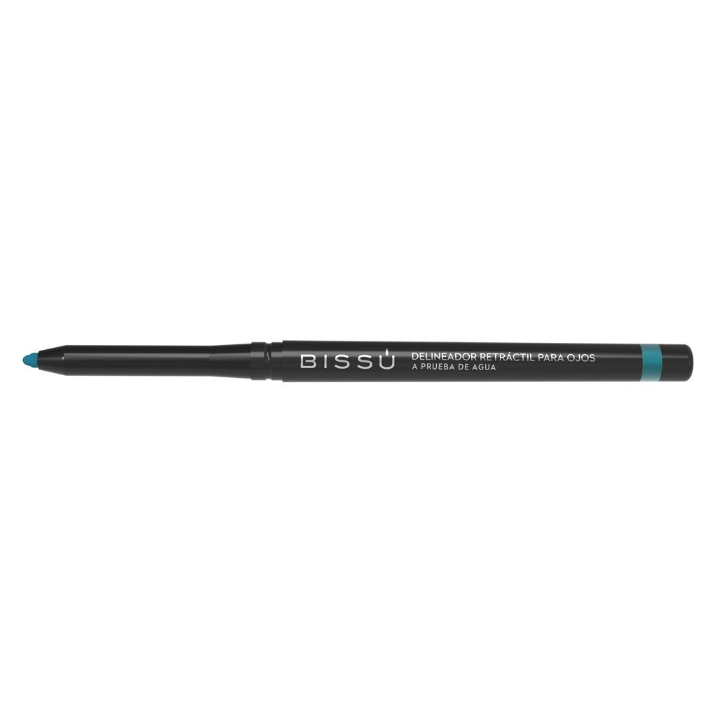 Bissu Delineador Retráctil para Ojos Metálico – 08 Esmeralda