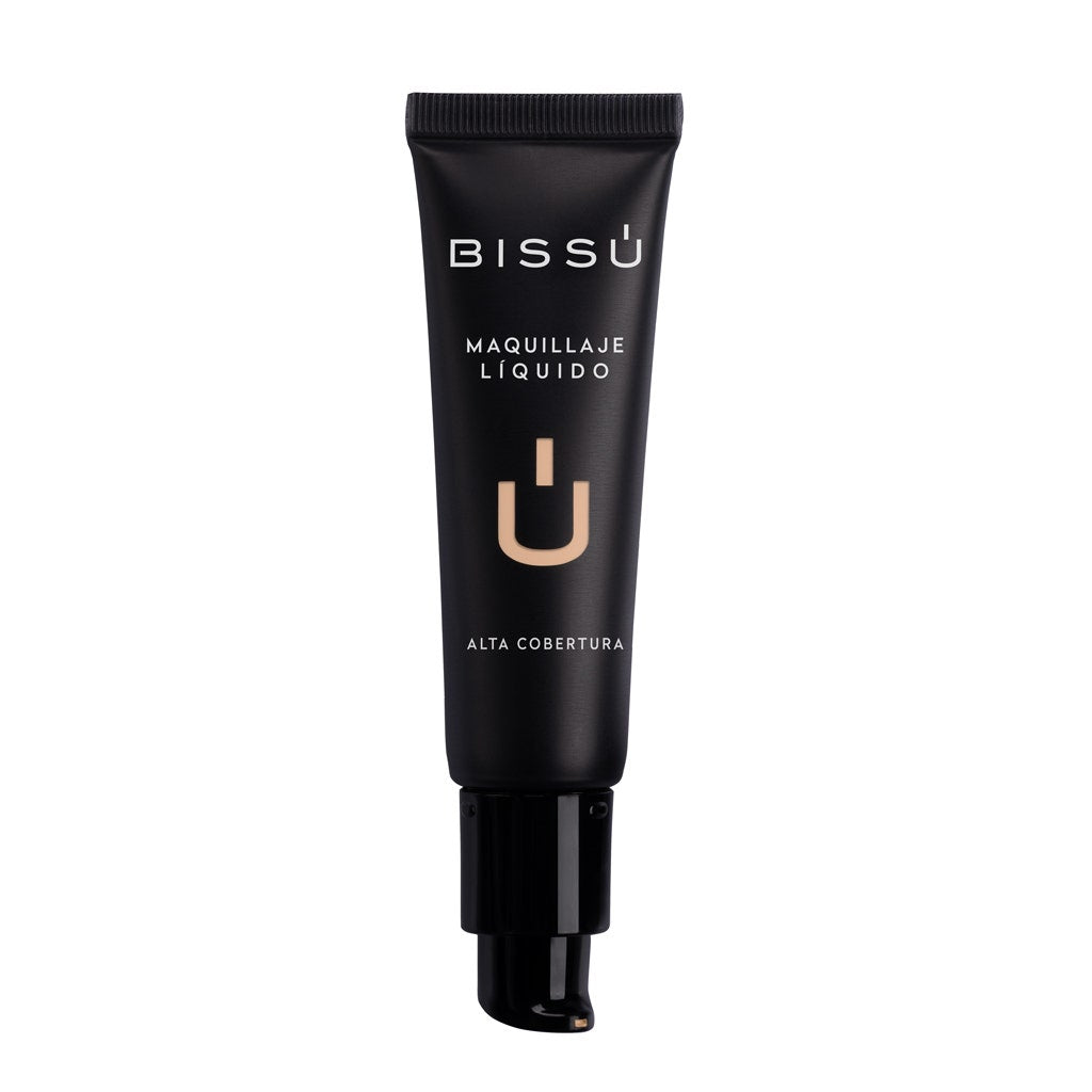 Bissu Maquillaje Líquido Alta Cobertura – 08 Leche de Avena