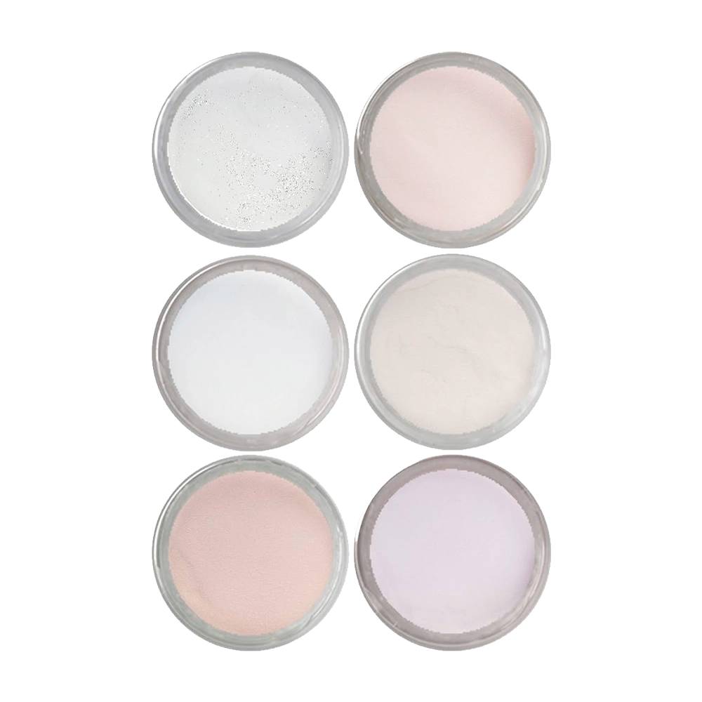 Colección Polvo Acrílico Baby Boomer - 6 Pzas