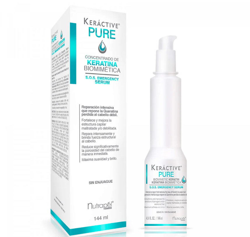 Nutrapel Keractive Pure Serum Concentrado de Keratina Biomimética 144 ml