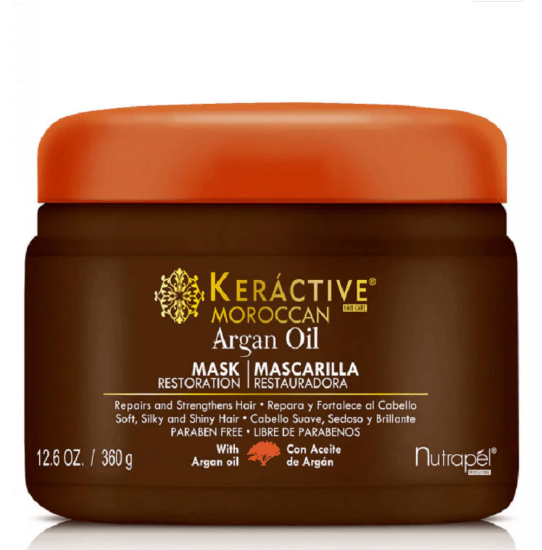 Nutrapel Keractive Moroccan Mascarilla de Argán para Hidratación Profunda 360 g