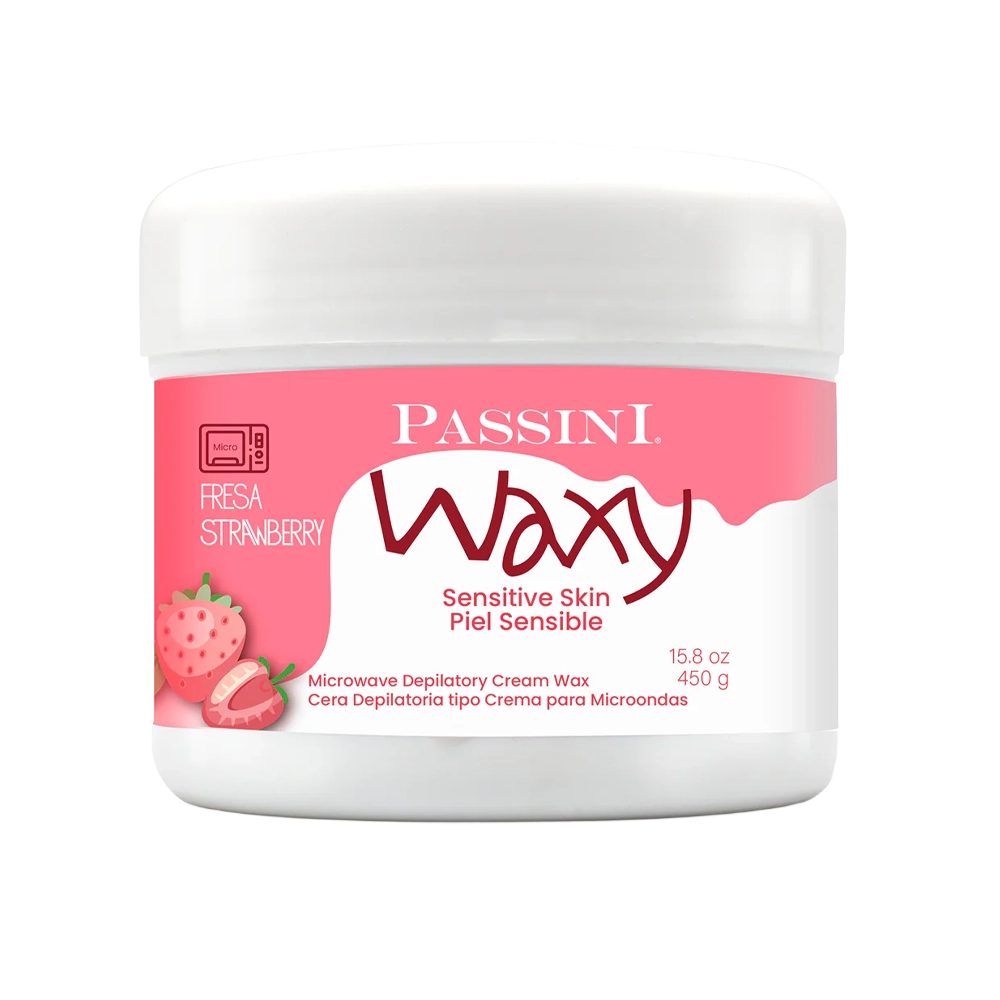Cera Waxy Fresa para Microondas Piel Delicada 450G