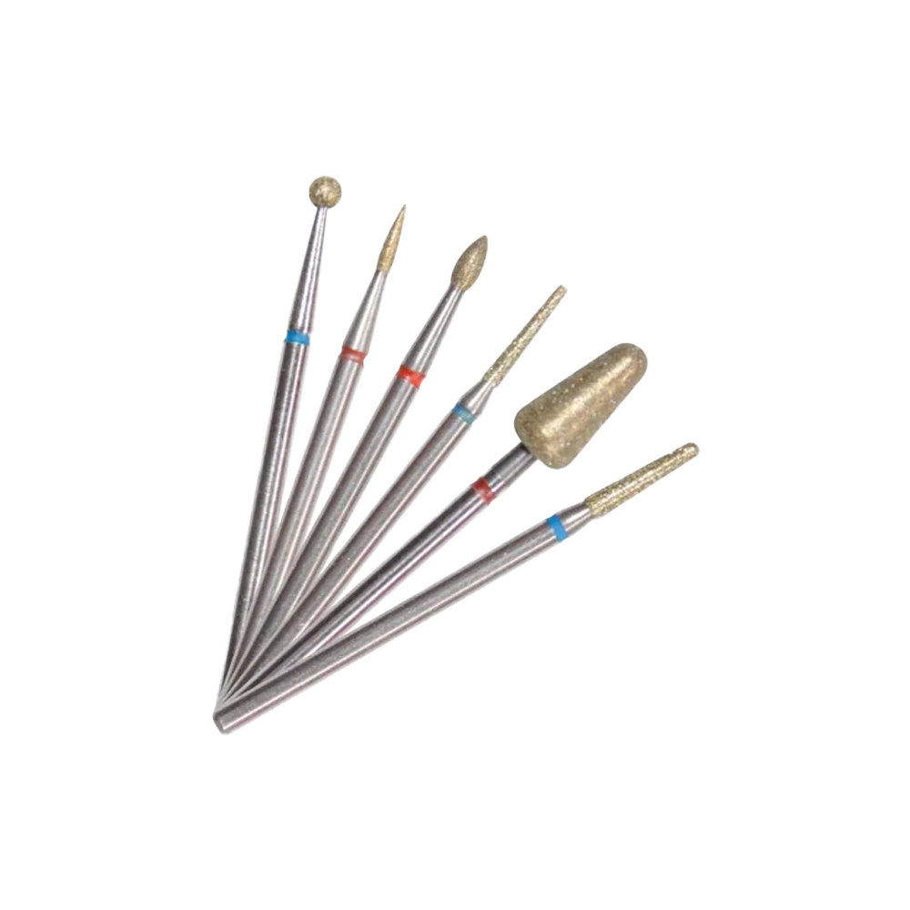 Kit De Puntas Para Manicure Ruso 6 Pzs