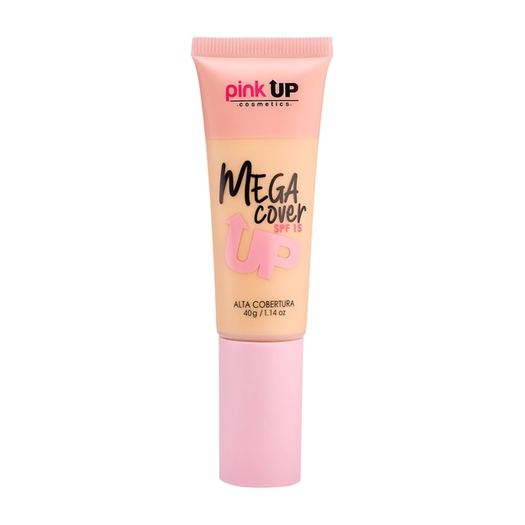 Pink Up Mega Cover Base Alta Cobertura FPS 15 – 400 Deep Beige