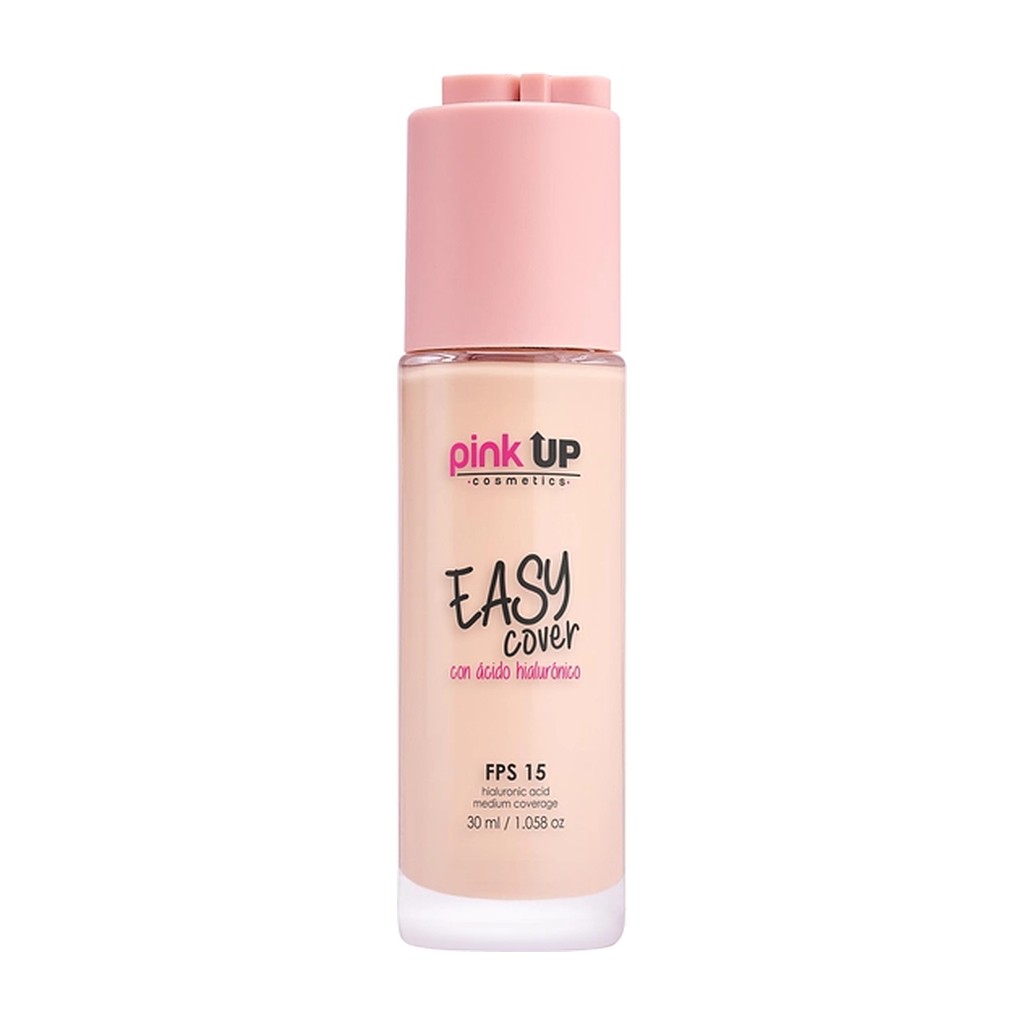 Pink Up Easy Cover Base Hidratante con Ácido Hialurónico (2)