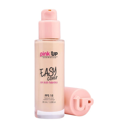 Pink Up Easy Cover Base Hidratante con Ácido Hialurónico – 300 Beige