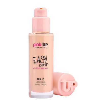 Pink Up Easy Cover Base Hidratante con Ácido Hialurónico – 500 Medium