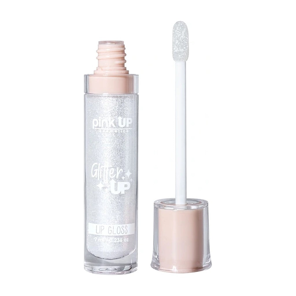 Pink Up Glitter Up Brillo Labial con Glitter – 01 Shine