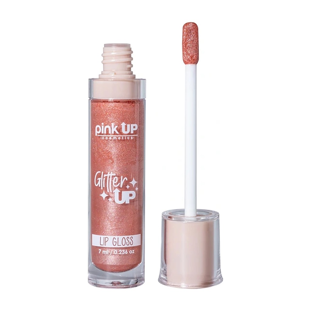 Pink Up Glitter Up Brillo Labial con Glitter – 02 Stellar