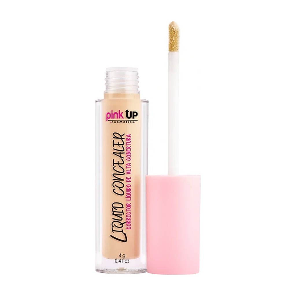 Pink Up Liquid Concealer Corrector Líquido HD Mate – 100 Pale