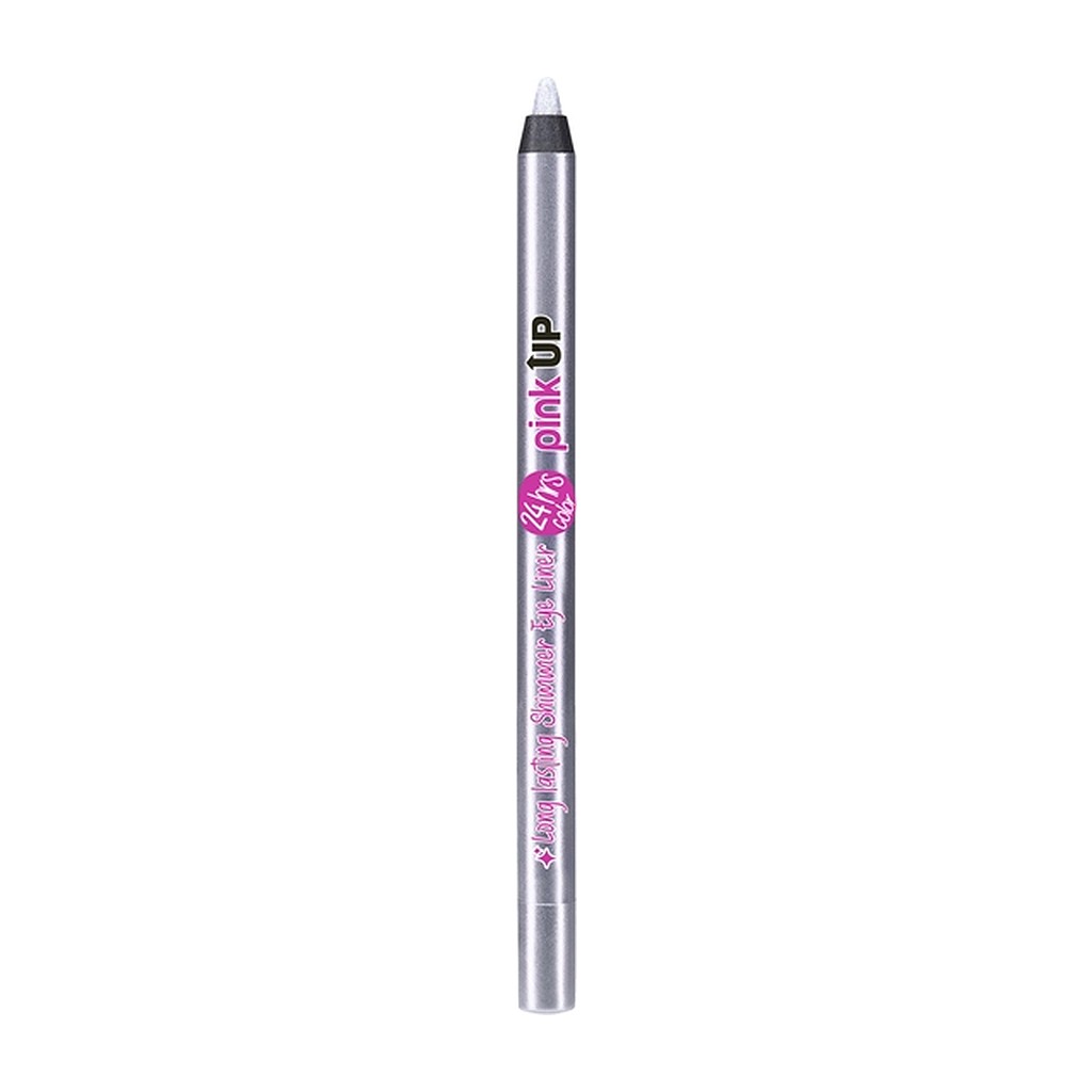 Pink Up Long Lasting Shimmer Eye Liner Delineador Brillante – Silver Shine