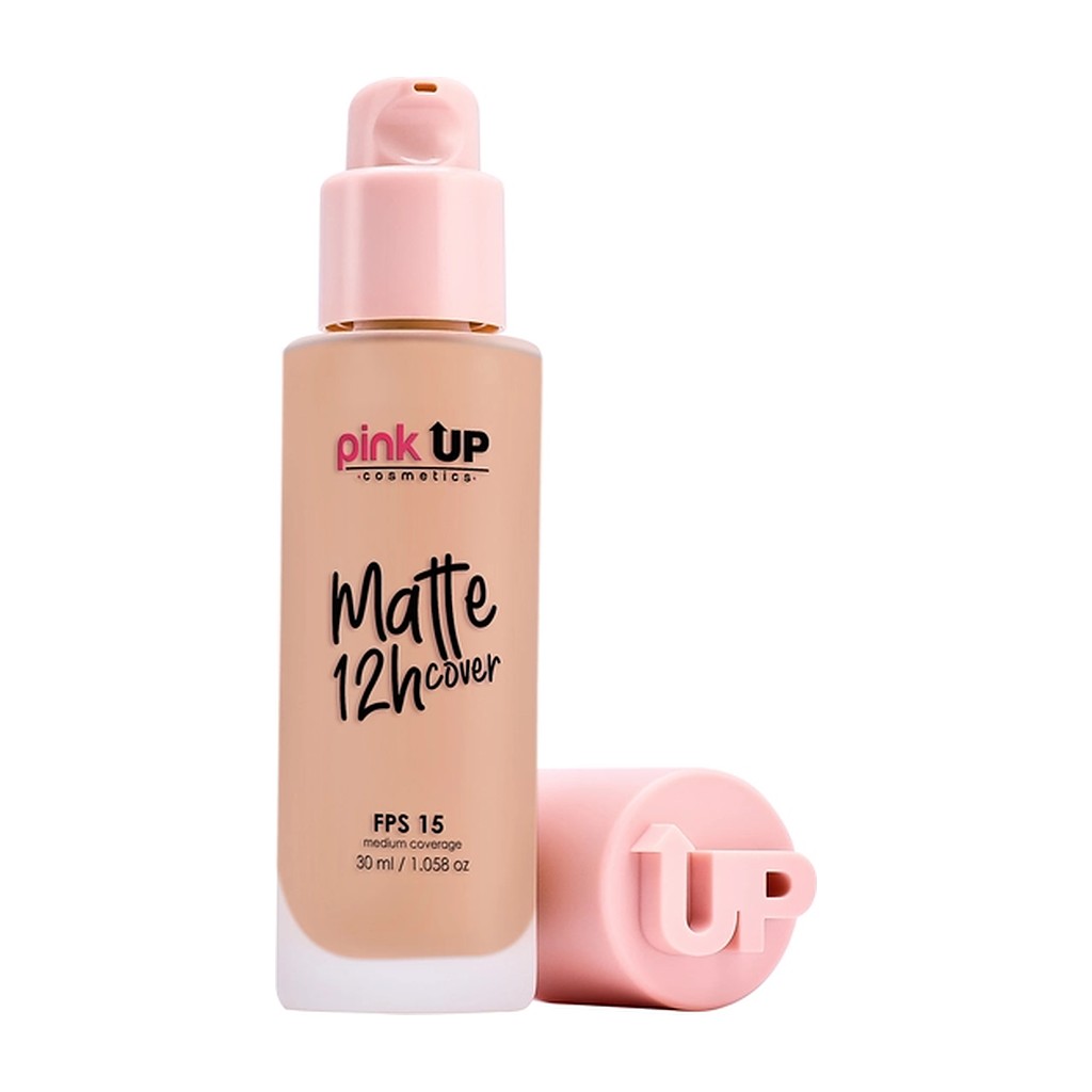 Pink Up Maquillaje Líquido Mate 12 Horas – 500 Medium