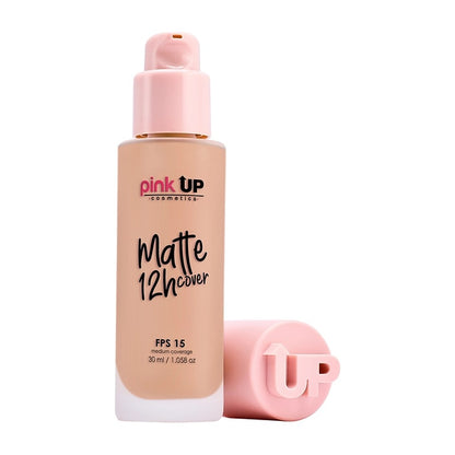 Pink Up Maquillaje Líquido Mate 12 Horas – 500 Medium