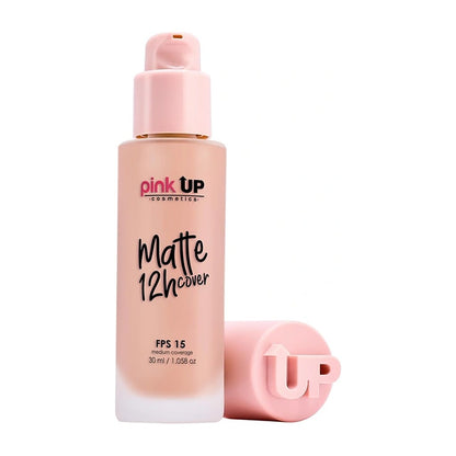 Pink Up Maquillaje Líquido Mate 12 Horas – 501 Caramel