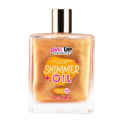 Pink Up Shimmer Oil Aceite Corporal Iluminador – Tropical Beach