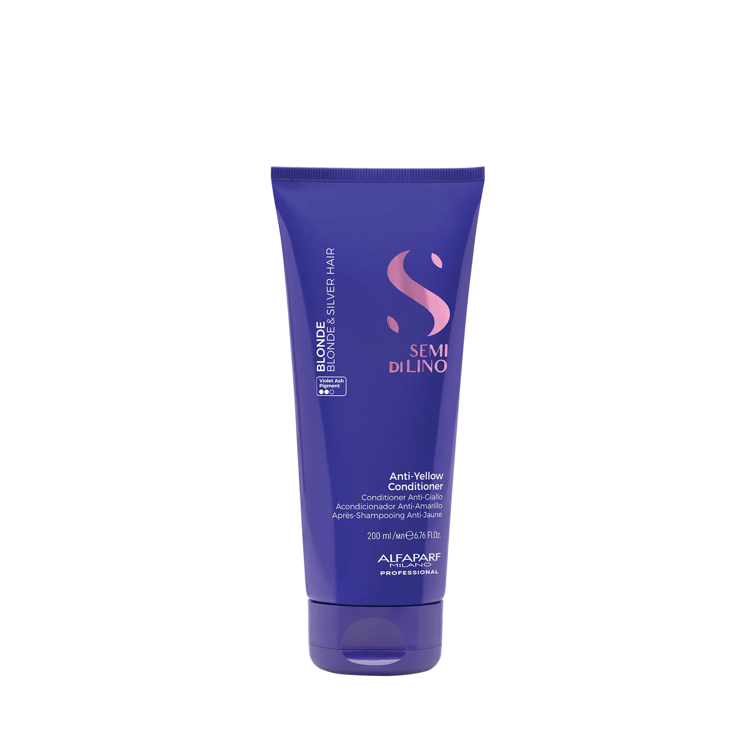 Semi Di Lino Blonde Anti-Yellow Conditioner Neutralización de Reflejos Amarillos 200 ml