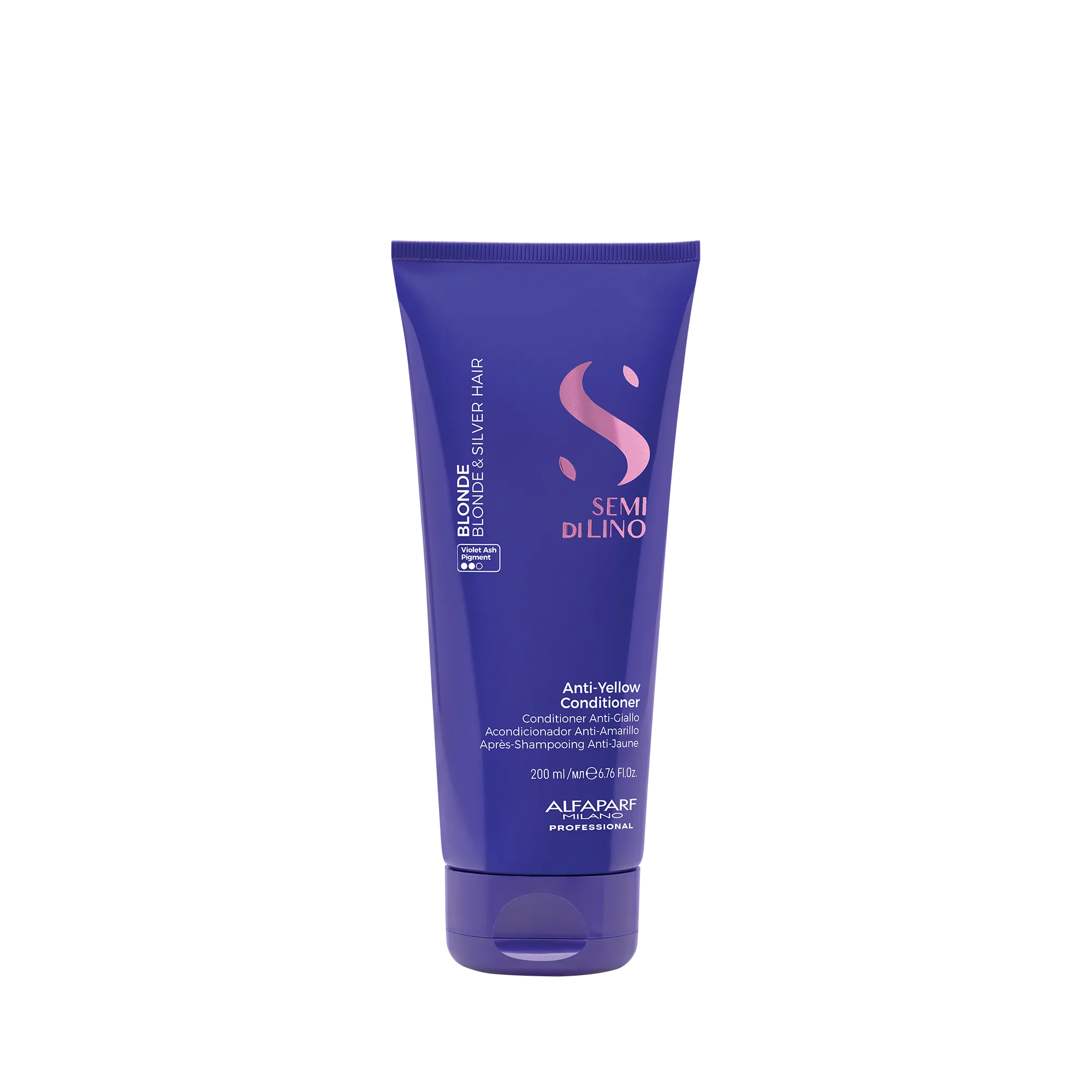 Semi Di Lino Blonde Anti-Yellow Conditioner Neutralización de Reflejos Amarillos 200 ml
