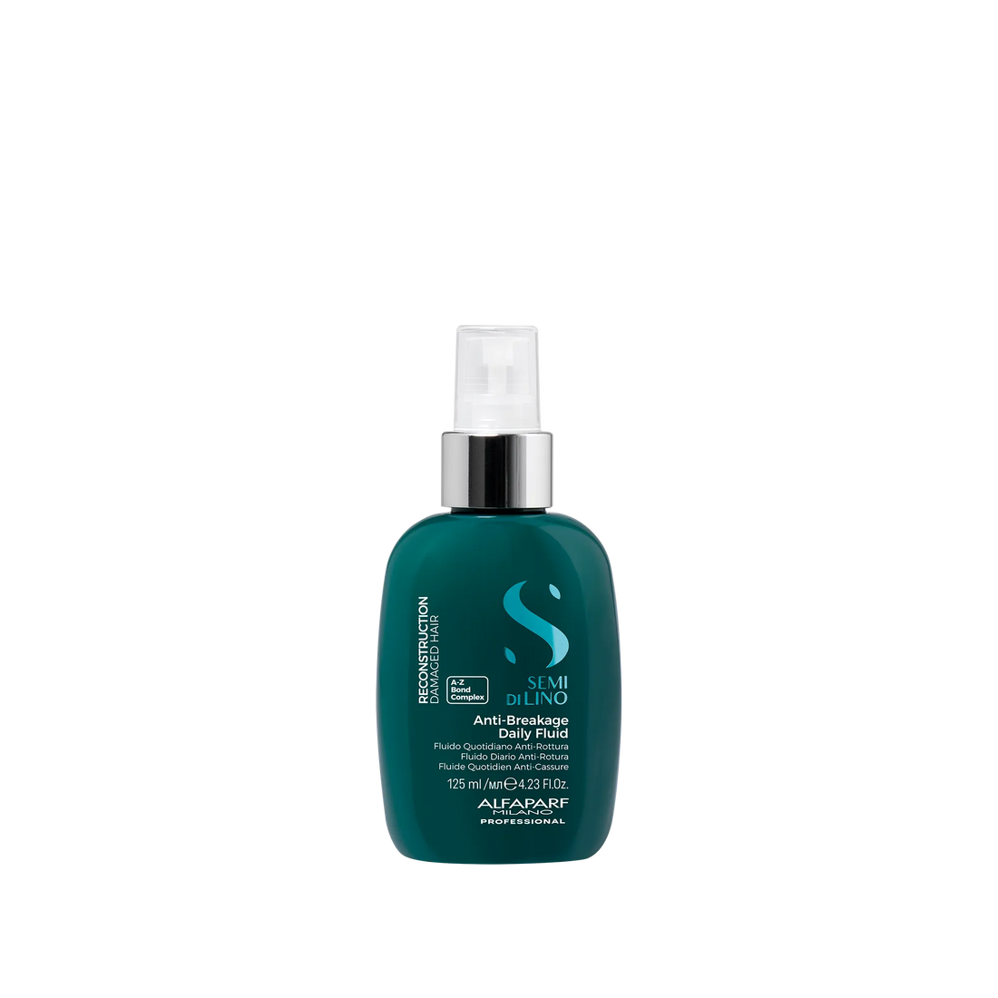 Semi Di Lino Reconstruction Anti-Breakage Daily Fluid Reparación y Fortalecimiento 125 ml
