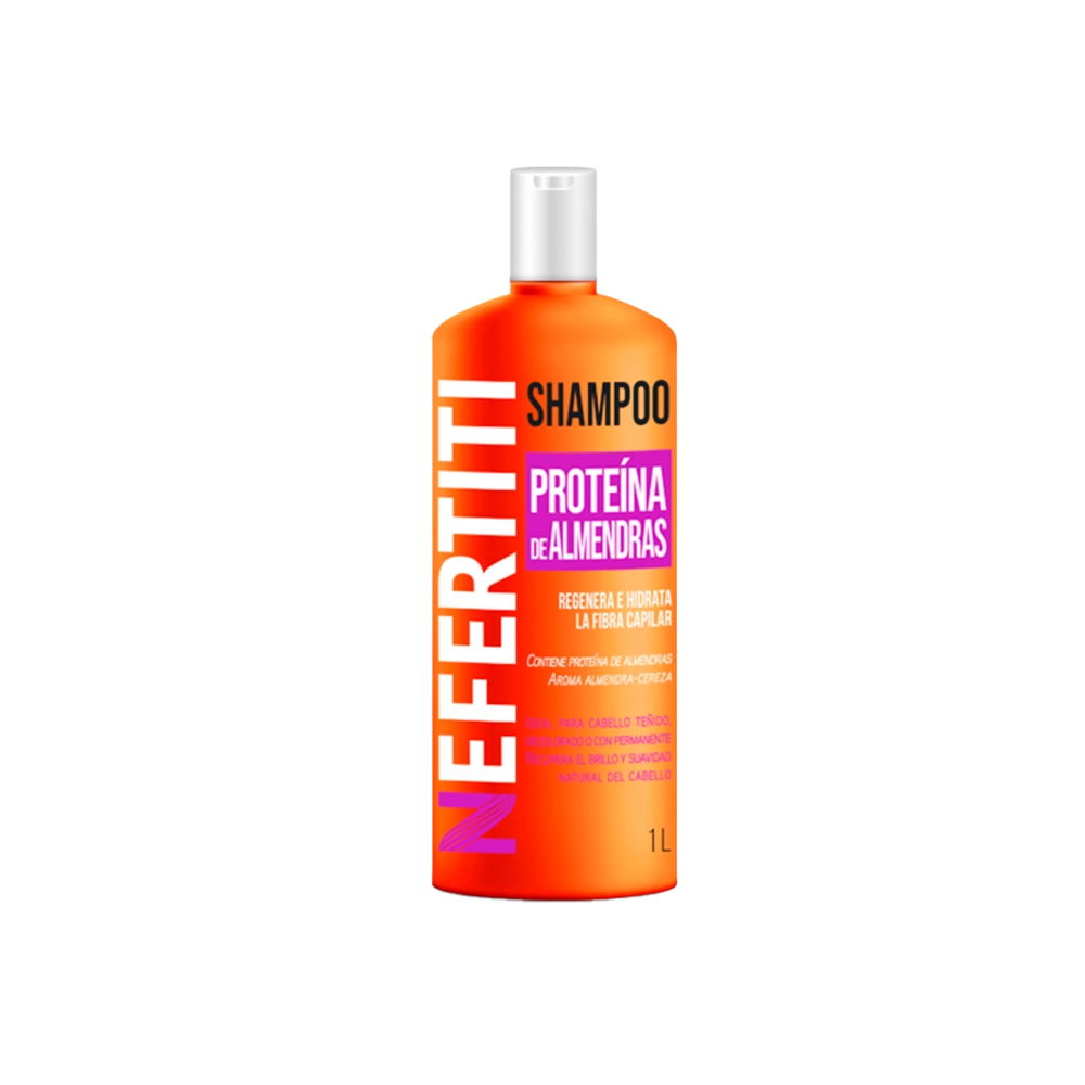 Botella de Nefertiti shampoo Proteína de Almendras 1 L