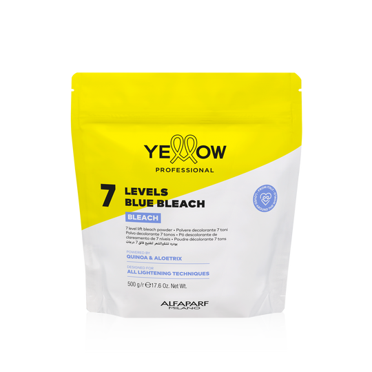 Decolorante en polvo azul Yellow Blue Bleach 7 niveles 500 g