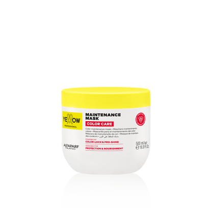 Mascarilla para cabello teñido Yellow Color Care Maintenance 500 ml