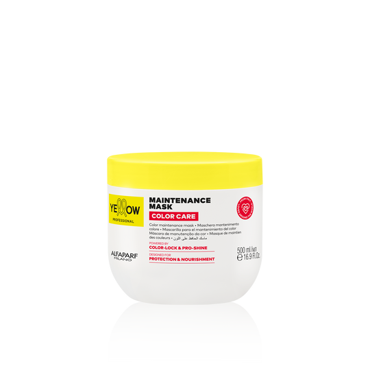Mascarilla para cabello teñido Yellow Color Care Maintenance 500 ml