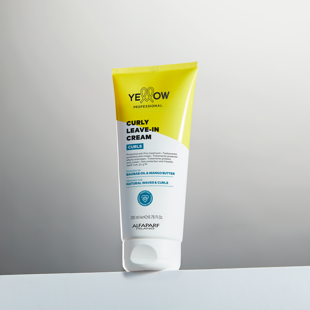 Crema para peinar rizos sin enjuague Yellow Curls Leave-In 250 ml