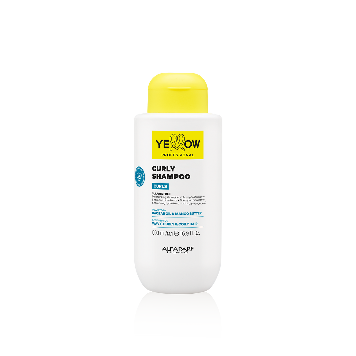 Shampoo para rizos sin sulfatos Yellow Curls 500 ml