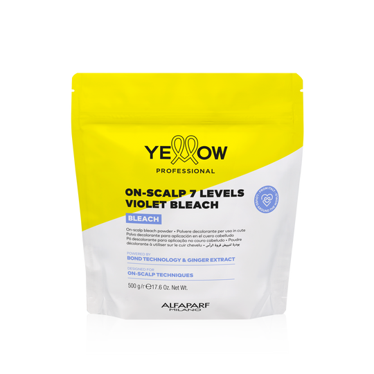 Decolorante para raíz Yellow Scalp Bleach 7 niveles 50 g