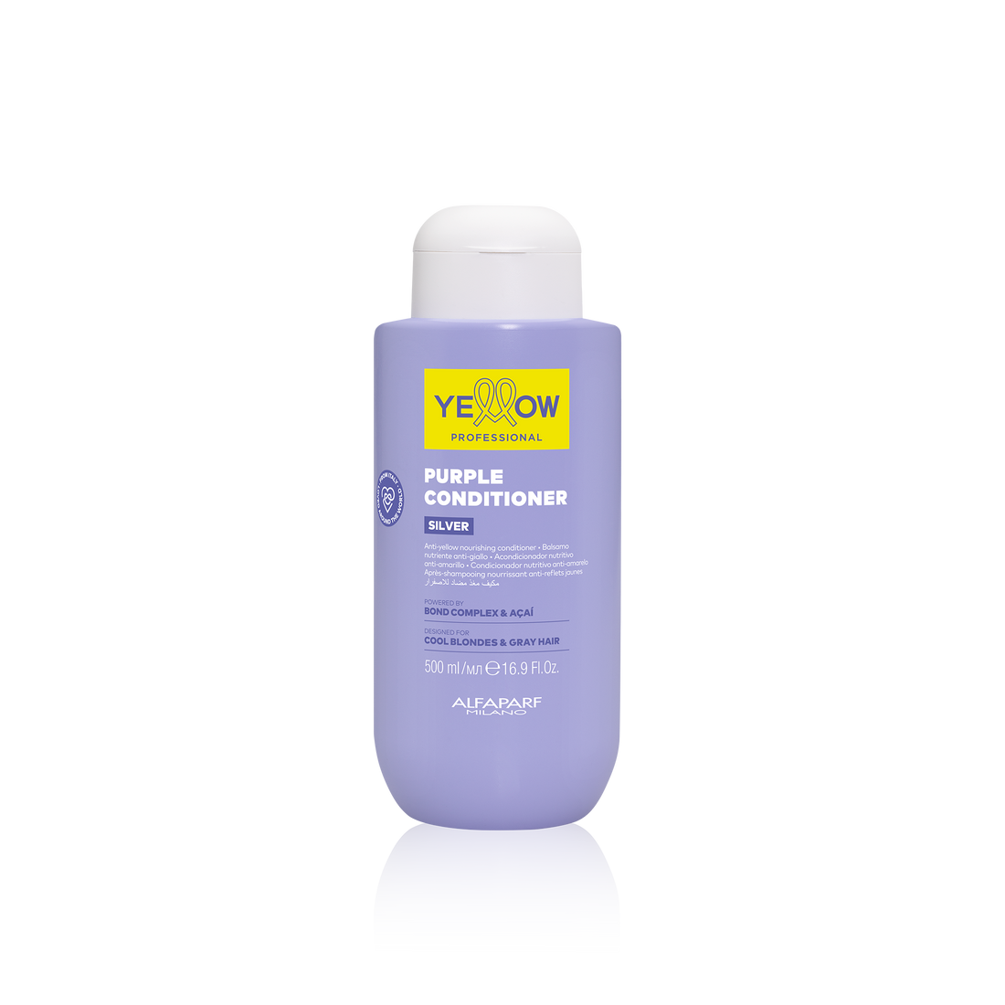Acondicionador matizador morado Yellow Silver Purple 500 ml