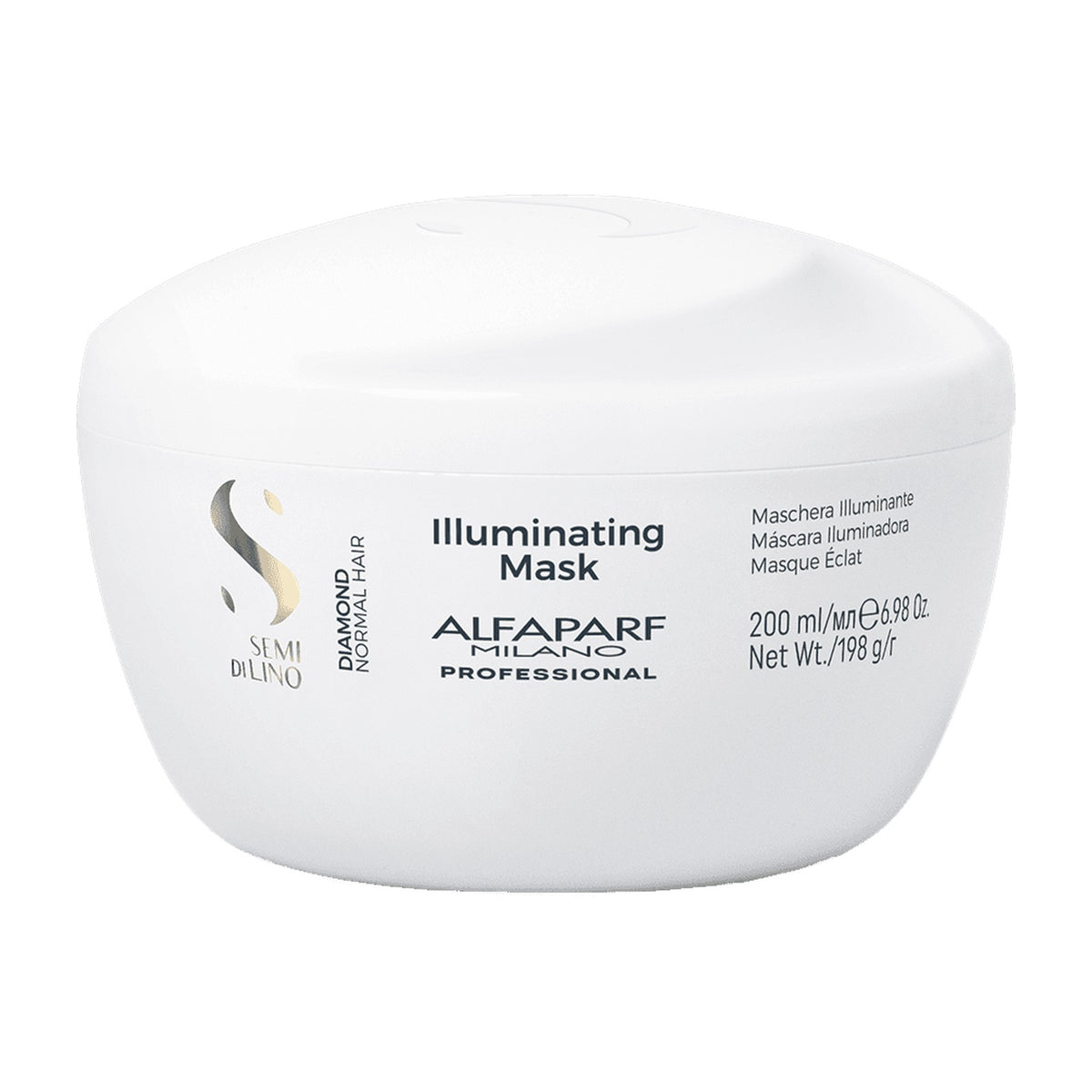 Mascarilla iluminadora Alfaparf Semi di Lino Diamond Illuminating Mask 200 ml