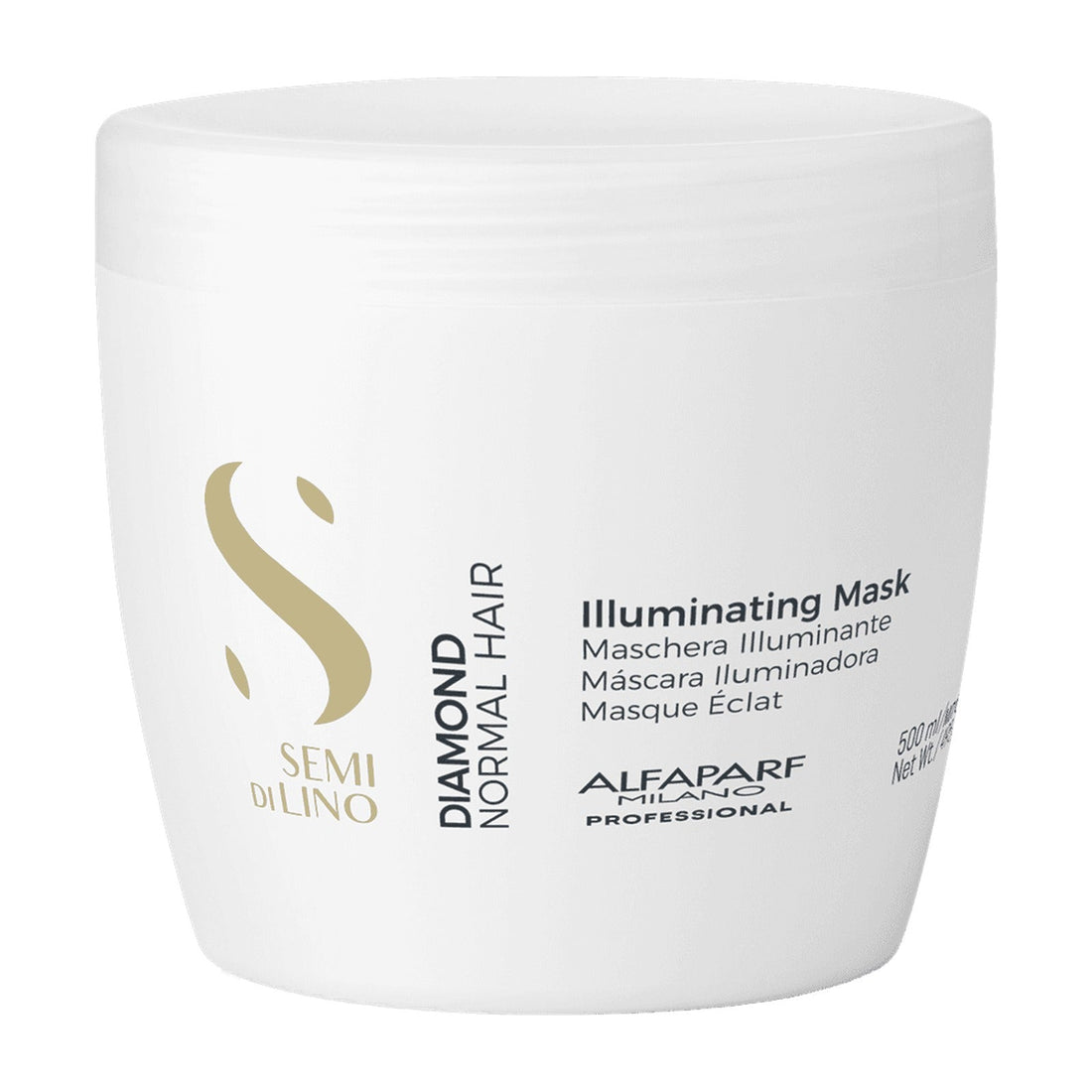 Mascarilla iluminadora Alfaparf Semi di Lino Diamond Illuminating Mask 500 ml