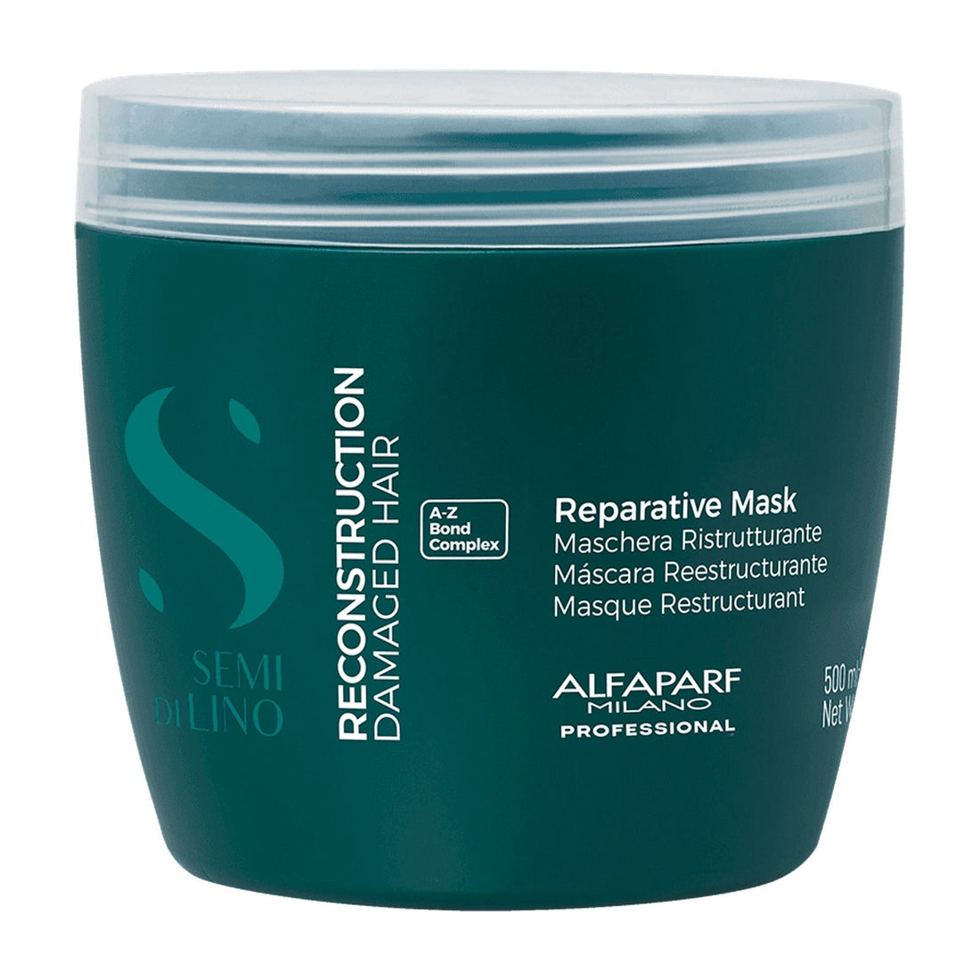 Mascarilla reparadora Alfaparf Semi di Lino Reconstruction Reparative Mask 500 ml
