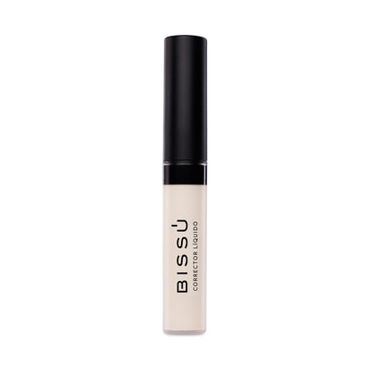Bissú Corrector Líquido Cobertura Construible y Acabado Mate Natural 01 Soleta