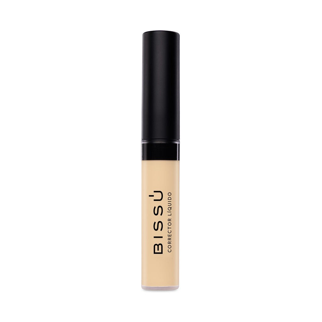 Bissú Corrector Líquido Cobertura Construible y Acabado Mate Natural 02 Alfajor