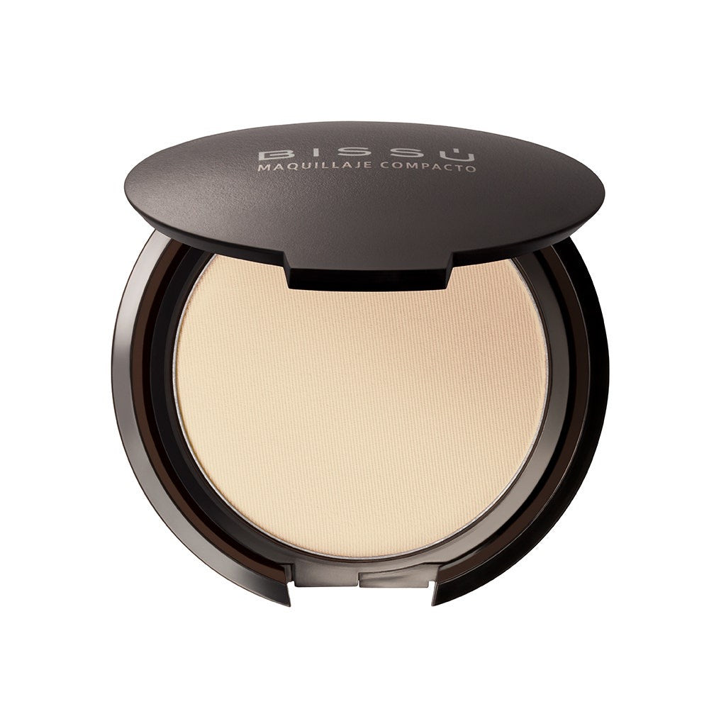 Bissú Maquillaje Compacto Mate Acabado Terciopelo y Control de Brillo 01 Translucid