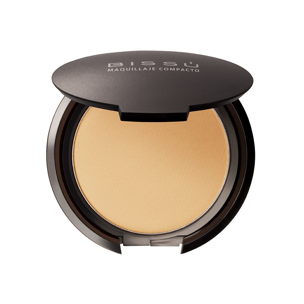 Bissú Maquillaje Compacto Mate Acabado Terciopelo y Control de Brillo 10 Honey