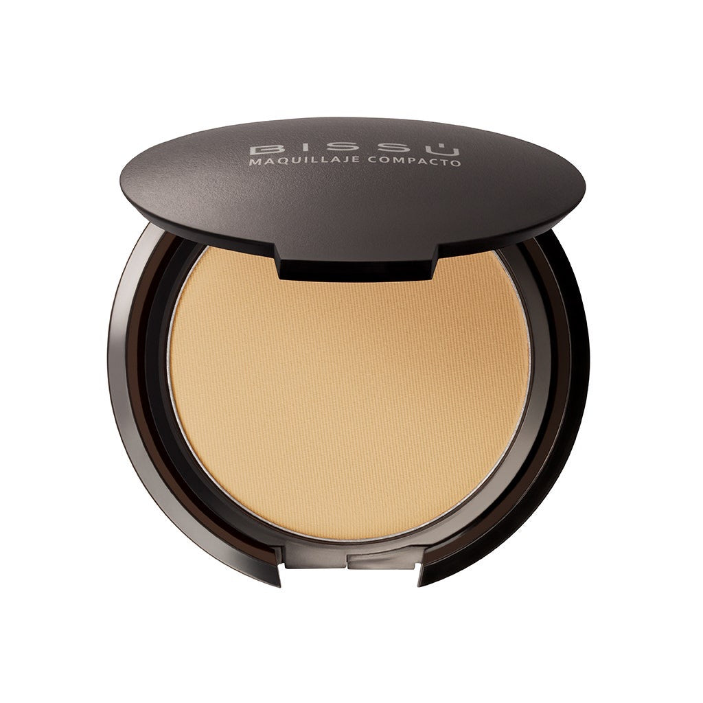 Bissú Maquillaje Compacto Mate Acabado Terciopelo y Control de Brillo 11 Almond