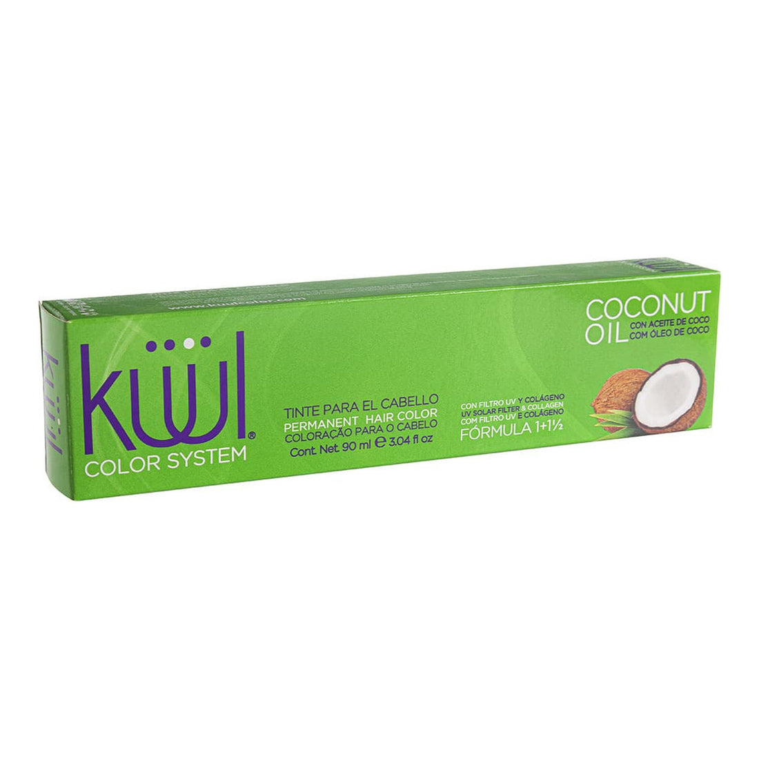 Küül Color System · tinte permanente 90 ml, caja y tubo